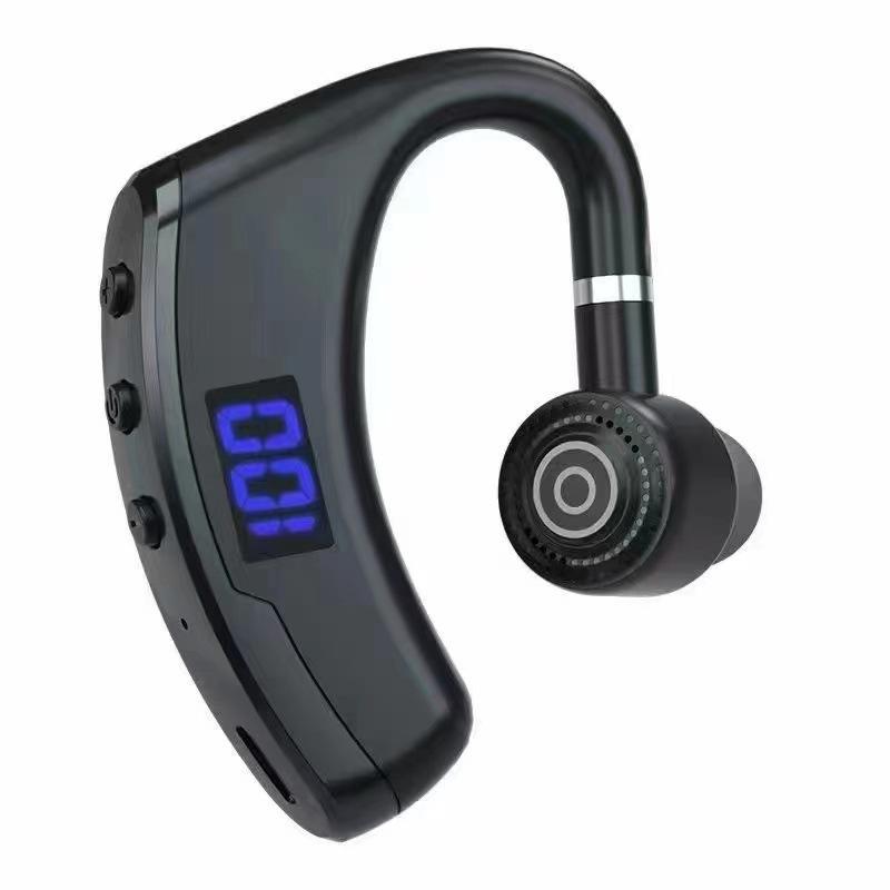 V9Digital Display Wireless Bluetooth Earphones for Phones, Sports In-Ear, Noise Canceling, Ultra-Long Battery Life, Standby, Business, Cross-Border