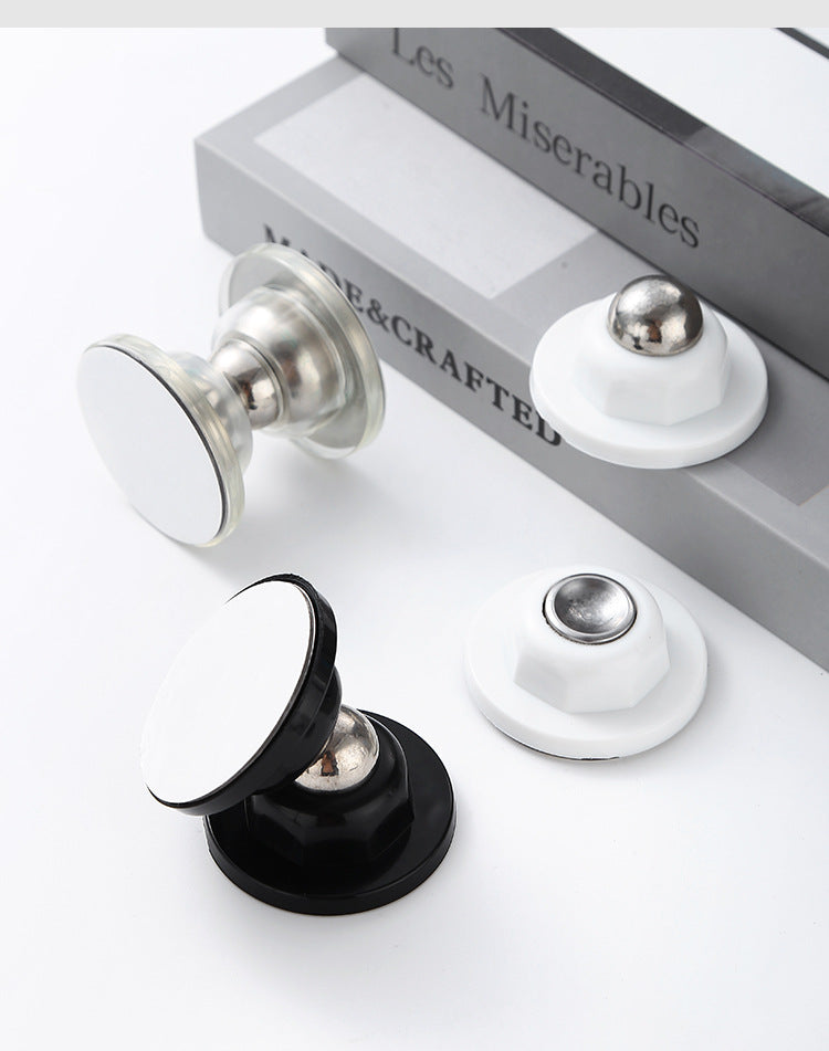 Short No-Drill Door Stopper Home Strong Magnetic Office Door Bumper Floor Magnetic Silicone Anti-Collision Door Back Stopper