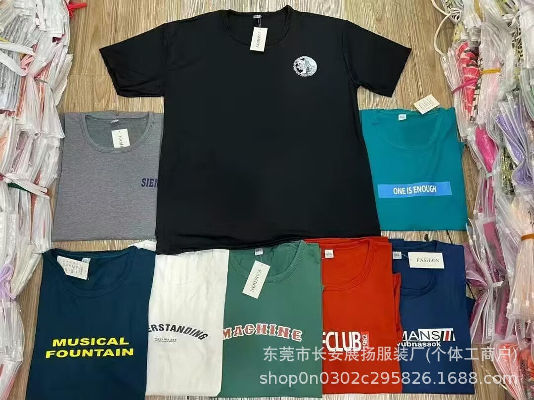 Manufacturer Wholesale Hot-Selling Short Sleeve t Shirts for Men and Women, National Trend Design, Printed Couple Summer Loose Tops t Men's T-shirt