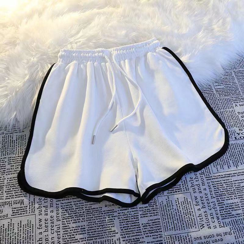 Sports Shorts Homewear for Women Summer Lazy Style Running Shorts Sleep Shorts Petite Morning Jogging Trendy Three-Quarter Cross-Border