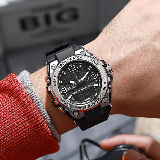 Men's New Series Electronic Watch Special Forces Style Digital Student Watch Men's Anti-fall Alloy