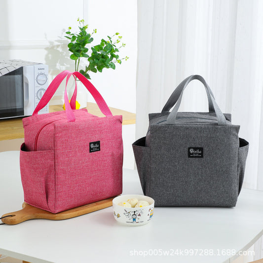 Factory Direct Insulated Bag Thickened Lunch Bag Handheld Ice Bag Portable Large Lunch Bag Insulated Lunch Box Bag Wholesale