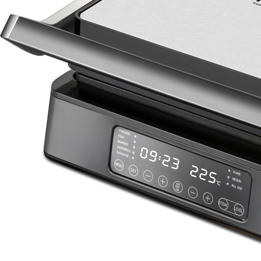 EU UK Cross-Border 2-in-1 Steak Maker Sandwich Maker Waffle Maker Detachable Smart Display Breakfast