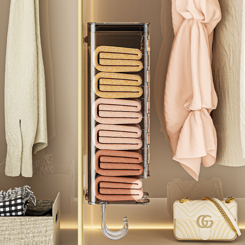 Socks and Stockings Storage Box for Home Entrance Bedroom Wall-Mounted No-Drill Organizer Underwear Storage Box