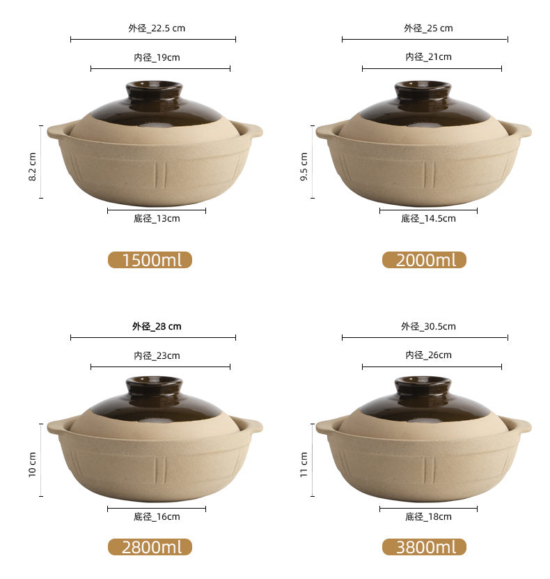 Traditional Edge-Burning Stove Charcoal Stove Clay Pot Commercial Cantonese Style Charcoal Stove Hot Pot Outdoor Surrounding Stove Tea Brewing Barbecue Hong Kong Style Clay Stove
