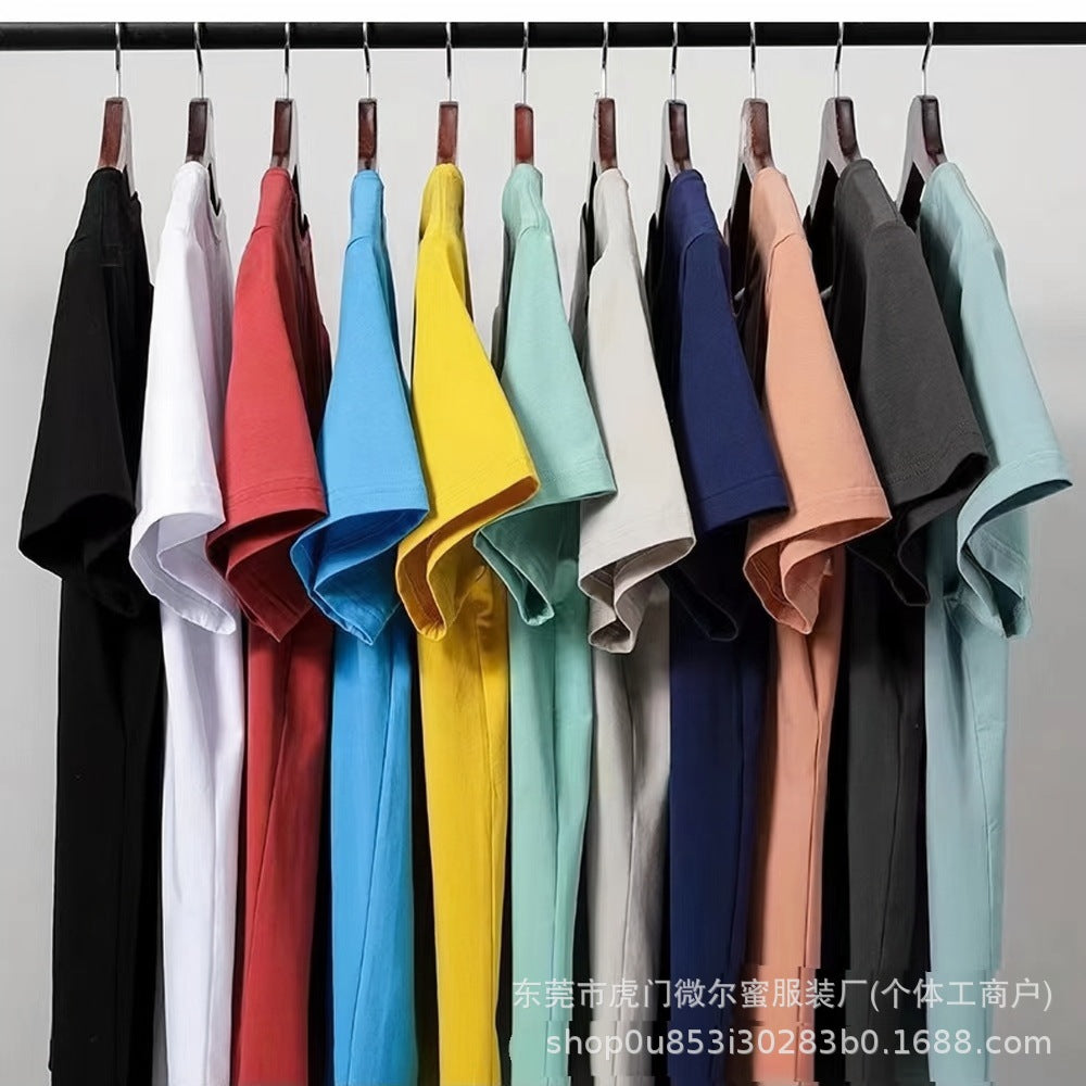 1688Wholesale Summer Men's Clothing Short Sleeve Loose Casual Men's Fashion T Shirt Running Around Selling Goods