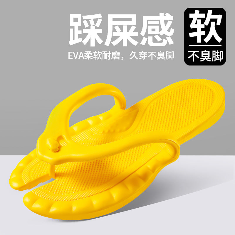 Foldable Slippers Summer Travel Portable Outdoor Swimming Beach Disposable Flip-Flops Hotel Travel Slippers