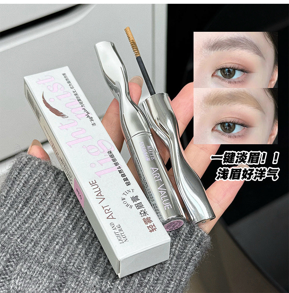 Art Value Light Mist Long-lasting Eyebrow Dye Korean Style Light Brown Matte Eyebrow Cream for a Natural Look with Distinct Hair Lines829