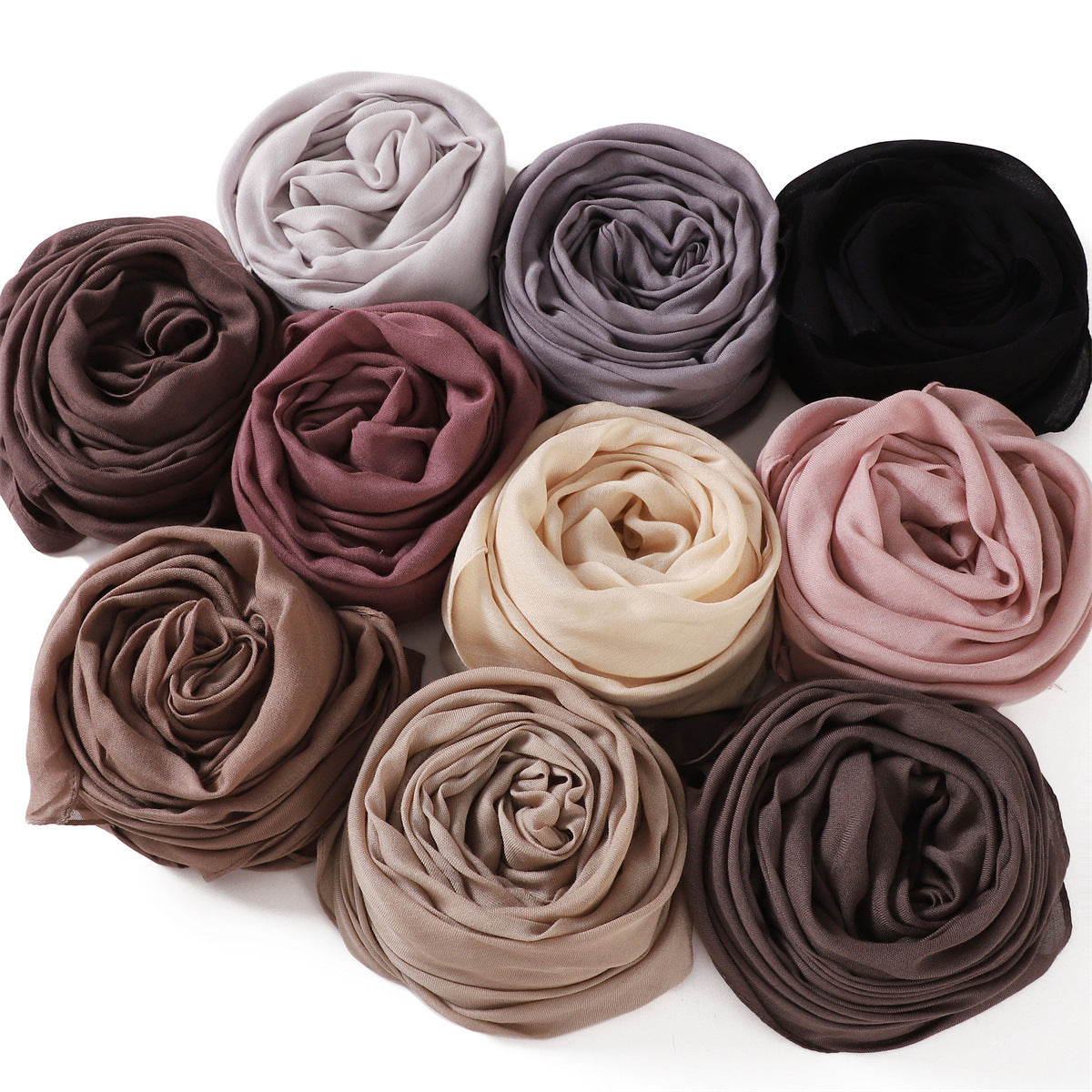 Lightweight Rayon Cotton Linen Solid Color Long Scarf Air-conditioned Room Travel Shawl Monochrome Rayon Scarf Headscarf Shawl for Women