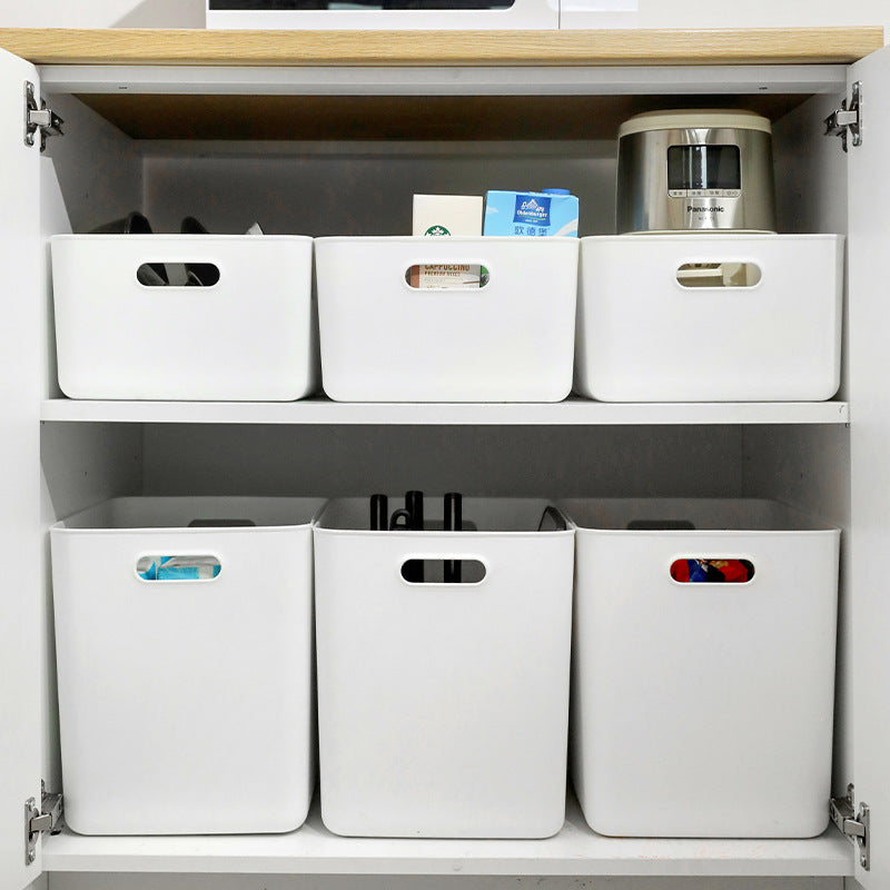 Storage Box Wholesale Storage Box Office Desktop Covered Dustproof Organizing Box Wardrobe Living Room Kitchen Storage Box