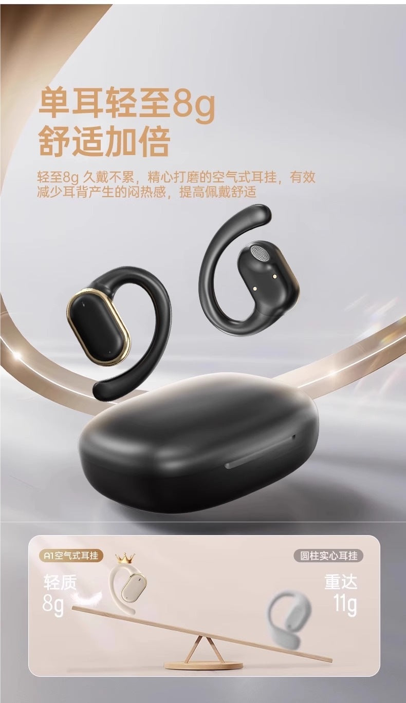 2025New bone conduction Bluetooth earphones wireless over-ear non-in-ear2024Official Genuine Brand Ultra-Long Battery Life