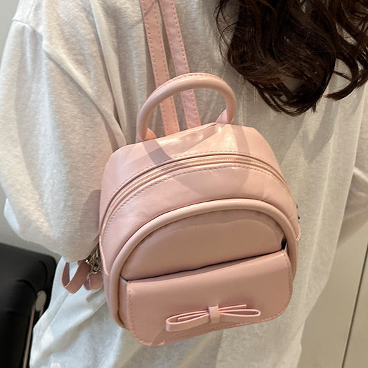 Simple Double Shoulder Small Bag for Women Spring Summer2025New Single Shoulder Crossbody Bag Korean Style Women's Fashion Handheld Small Square Bag