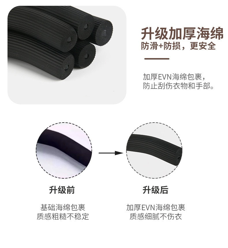 Multifunctional Multi-layer Folding Hanger for Home Dormitory Storage, Clothes and Pants Rack, Wardrobe Pants Rack with Special Hooks