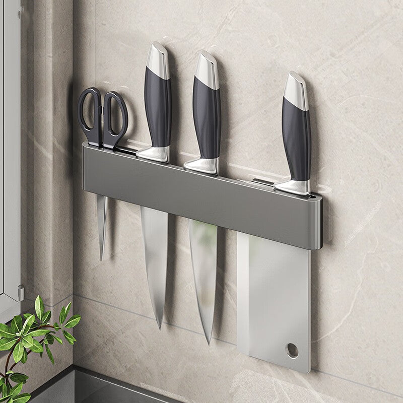 Manufacturer supplies multifunctional kitchen storage rack Knife Rest Wall-Mounted Simple Knife Holder Storage for Kitchen Knives