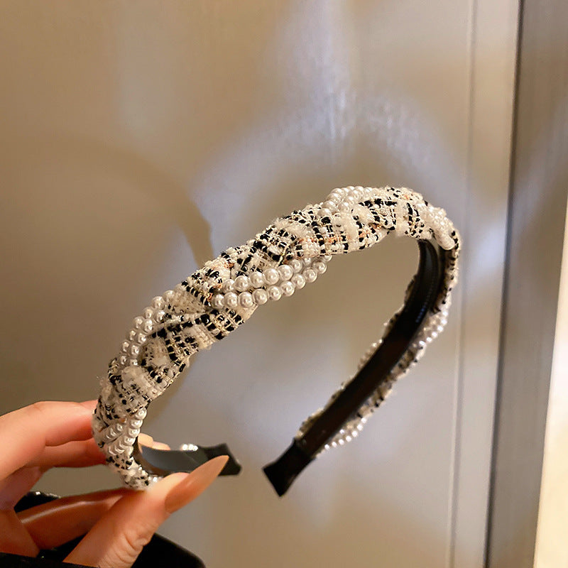 Super Fairy Sweet Cream Headband Internet Celebrity High Crown Face Washing Headband Fashionable Versatile Light Luxury Elegant Hair Accessories Wholesale