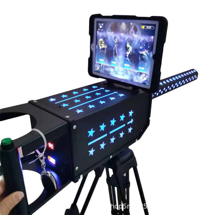 AR Gatling Internet Celebrity Game Gun Real Shooting Toy Gun Square Night Market Stall Metal gaming device