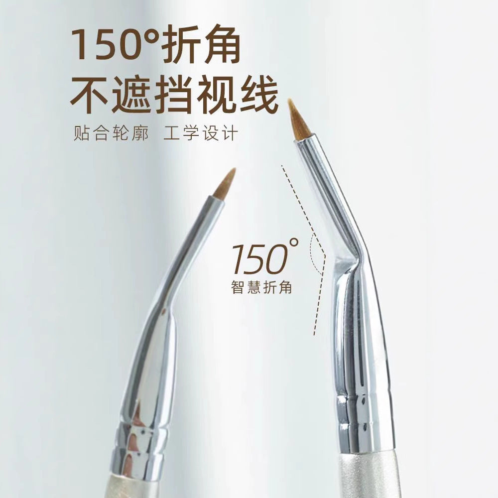 Guo Xiaotou Same Style Angled Eyeliner Brush Fine Drawing Aegyo-sal Eyelid to Tear Trough Eye Detail Brush Makeup Special