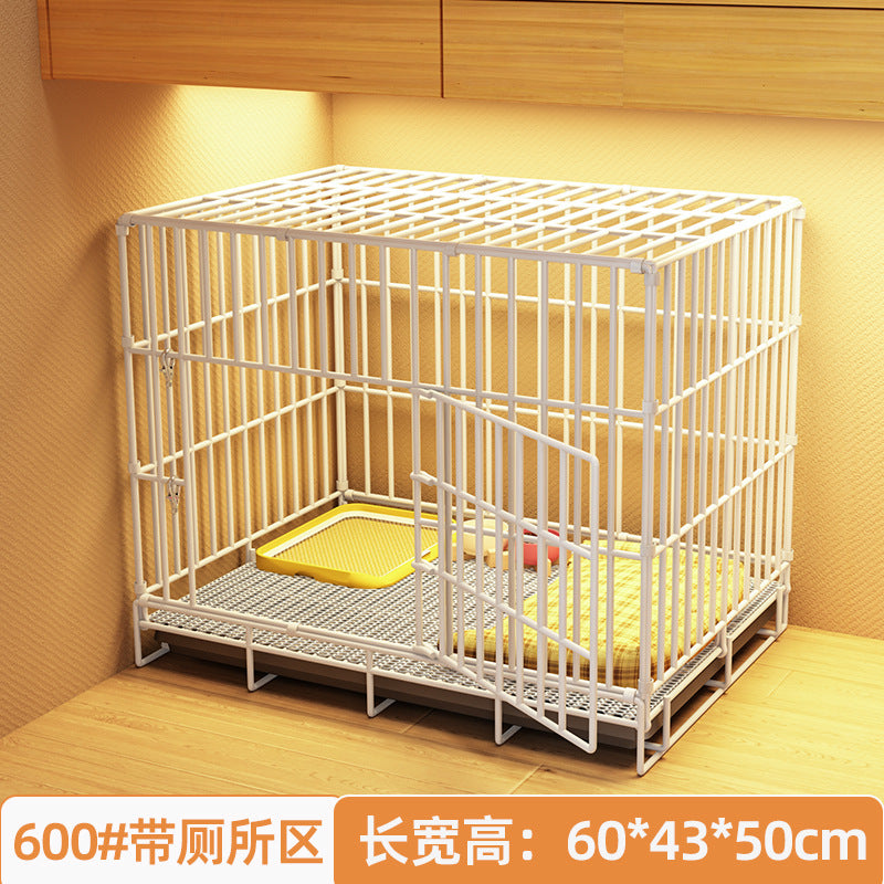 Pet Fence Dog Cage Small Dog Household Indoor Fence Space-Saving Dog House Dog Bed Toilet Cat Cage Cat Villa