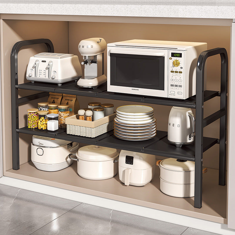 Under Sink Storage Rack Organizer Bathroom Cabinet Under Washbasin Kitchen Cabinet Inner Layered Bathroom Organizer Shelf