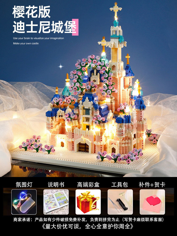 Sakura Treehouse Building Blocks2025New Toy Girl Gift Puzzle Assembly Building Street View Villa House Puzzle
