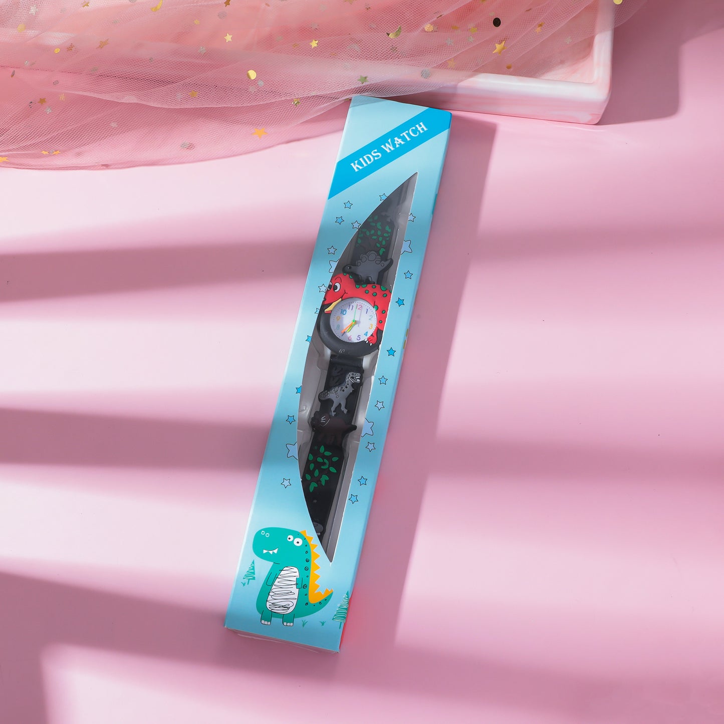 Watch Dinosaur Boys Girls Toddler Silicone Quartz