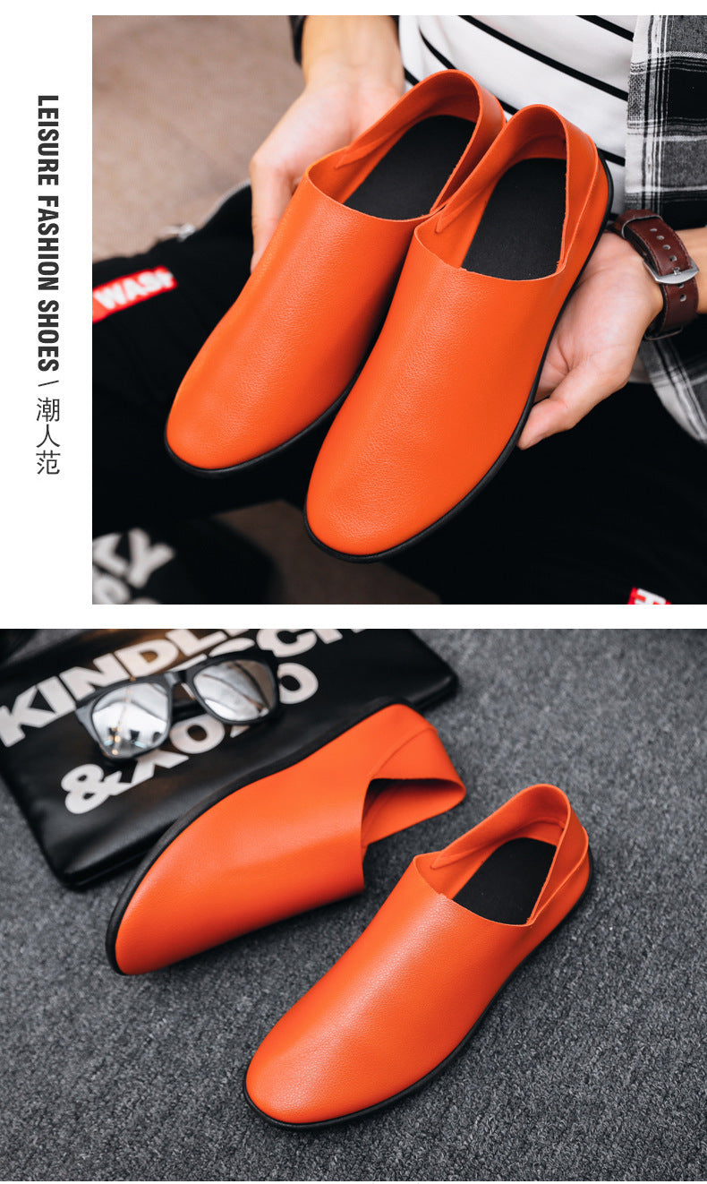 New Fashion Casual Sports Shoes Autumn Breathable Thick Sole Comfortable Casual Men's Shoes Men's Single Shoes Four Seasons Style