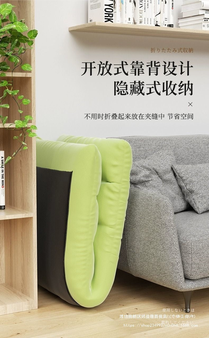 Lazy Sofa Tatami Single Folding Bed Backrest Seat Student Reclining Balcony Chair Single Recliner Cushion