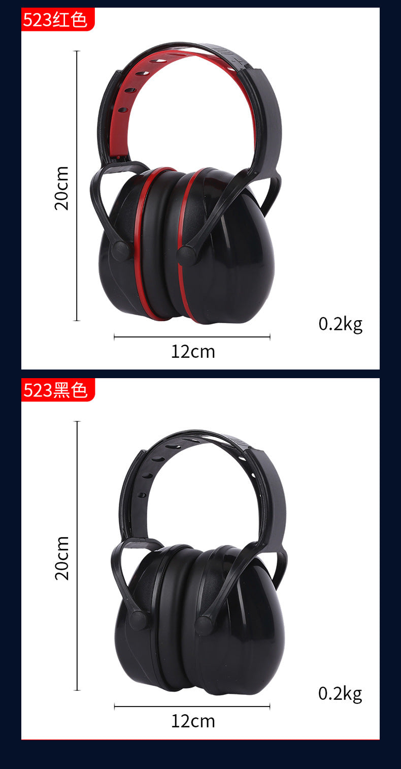 Soundproof Noise-Cancelling Ear Muffs for Sleep, Silent, Anti-Noise, Professional Shooting, Noise Reduction, Study, Sleep, Head-Mounted Ear Muffs