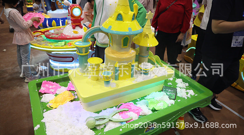 Naughty Castle Indoor Children's Play Area Craft Table Equipment Game Machine Educational Water Elf Toy Table Amusement Park Commercial Use
