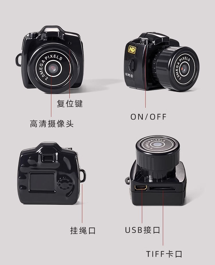 Mini Student Party Thumb Camera Campus ccd Digital birthday gift photo and video children's toy