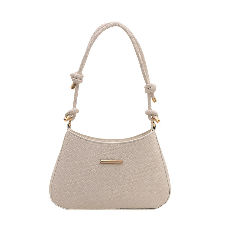 New Commuting Solid Color Underarm Bag Crossbody Bag Simple Fashion Single Shoulder Bag2025Spring Elegant Women's Handbag