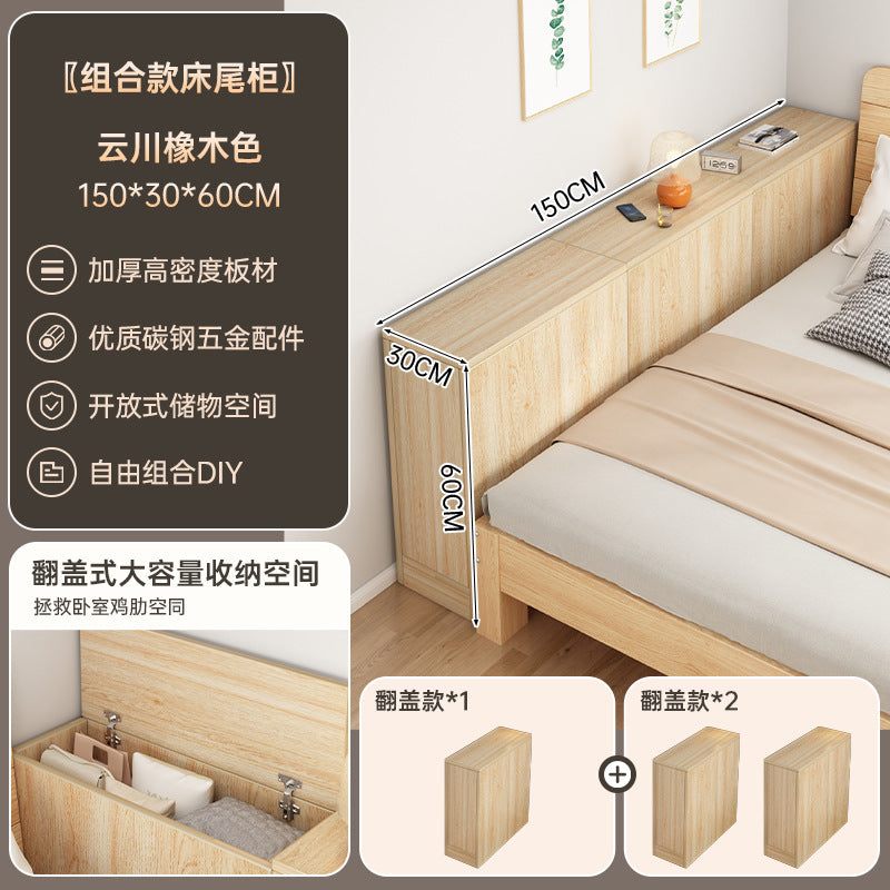 Narrow Bedside Cabinet Bed End Cabinet Wall-Mounted Long Storage Cabinet Shelf Simple Bedroom Gap Bedside Storage Narrow Cabinet