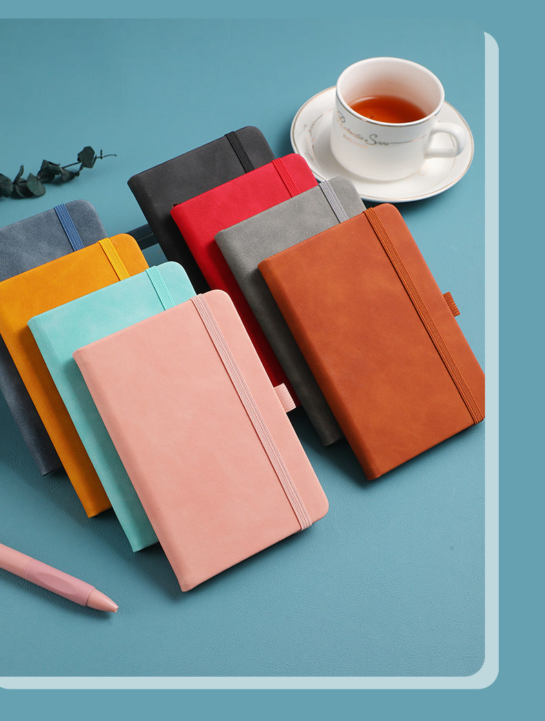 In-stock Cross-border Amazon A6Business Office Notebook Journal Internet Celebrity Planner Student Simple Strap Notebook