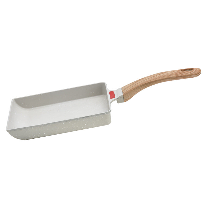 【Source Factory】Foreign Trade Hot-Selling Maifan Stone Four-Hole Egg Frying Pan 3-in-1 Non-Stick Breakfast Pan