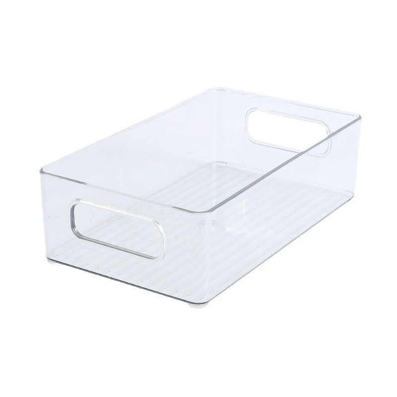 Desktop Storage Box Acrylic Transparent Box Snacks Skincare Miscellaneous Basket Desktop Cosmetic Rack Organizer