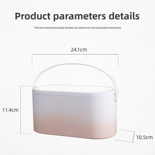 Outdoor travel storage box for dressing mirrors