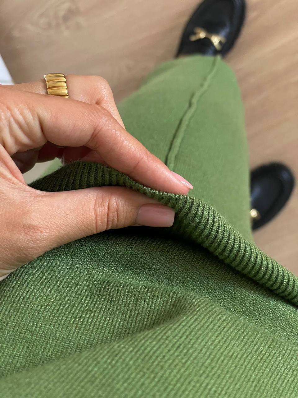 2025Autumn and Winter New ins Women's Loose Round Neck Sweater Set with Carrot Pants European and American Knitted Sets