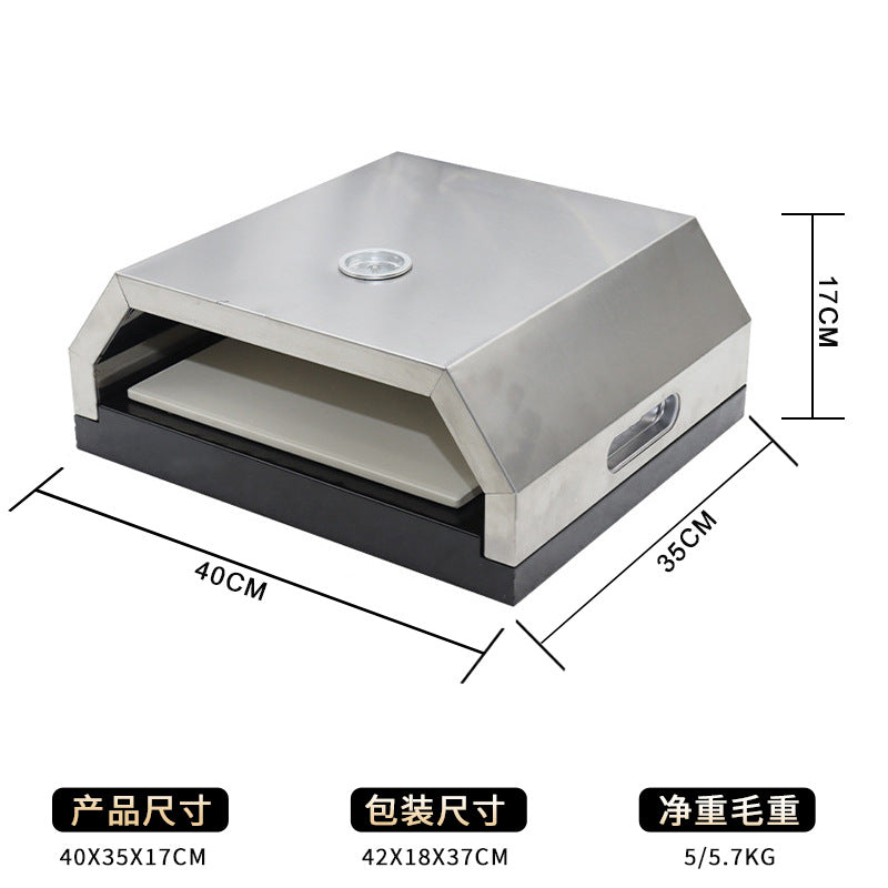 Wholesale Stainless Steel Pizza Oven with Pizza Stone Bread Baking Oven Portable Pizza Oven pizza oven