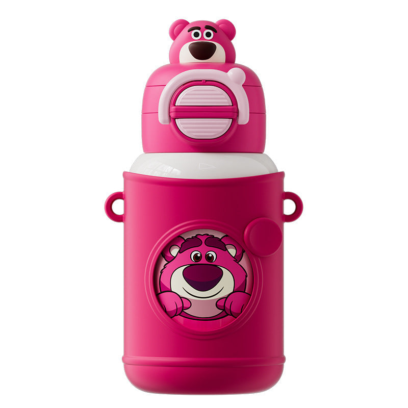 2024Summer New Plush Insulated Cup Anti-drop Crossbody Straw Cup Fashionable Back-to-School Double Drinking Cup http://detail.1688.com/offer/945191485797.html