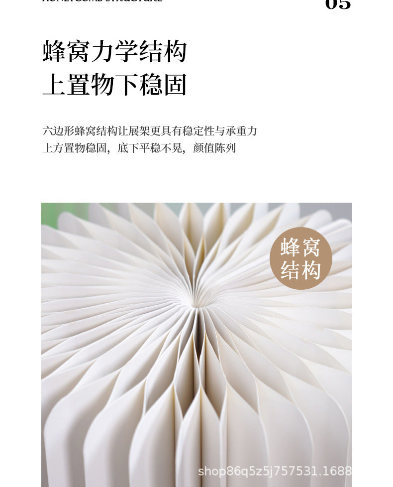 【Firefly Lantern】Live Streaming Background Decoration Foldable Round Column Paper Roman Column Folding Column Road Guide Ornament