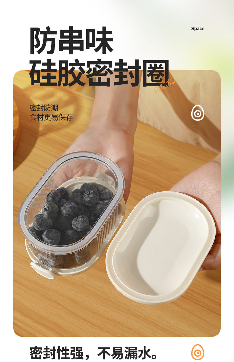 Spice Storage Box Food Grade Compartment Box Household Kitchen Sichuan Pepper Aniseed Seasoning Storage Box Seasoning Sealed Jar