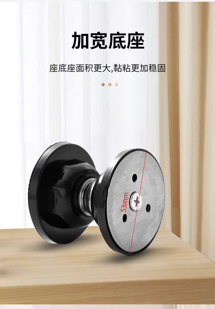 Short No-Drill Door Stopper Home Strong Magnetic Office Door Bumper Floor Magnetic Silicone Anti-Collision Door Back Stopper