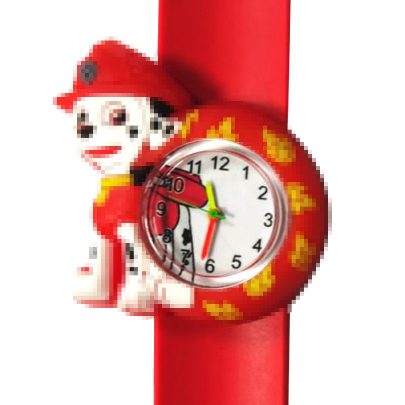 Children's Watch Cartoon Pat Watch Kindergarten Elementary School Silicone Toy Pat Circle Anime Peppa Pig Electronic Watch