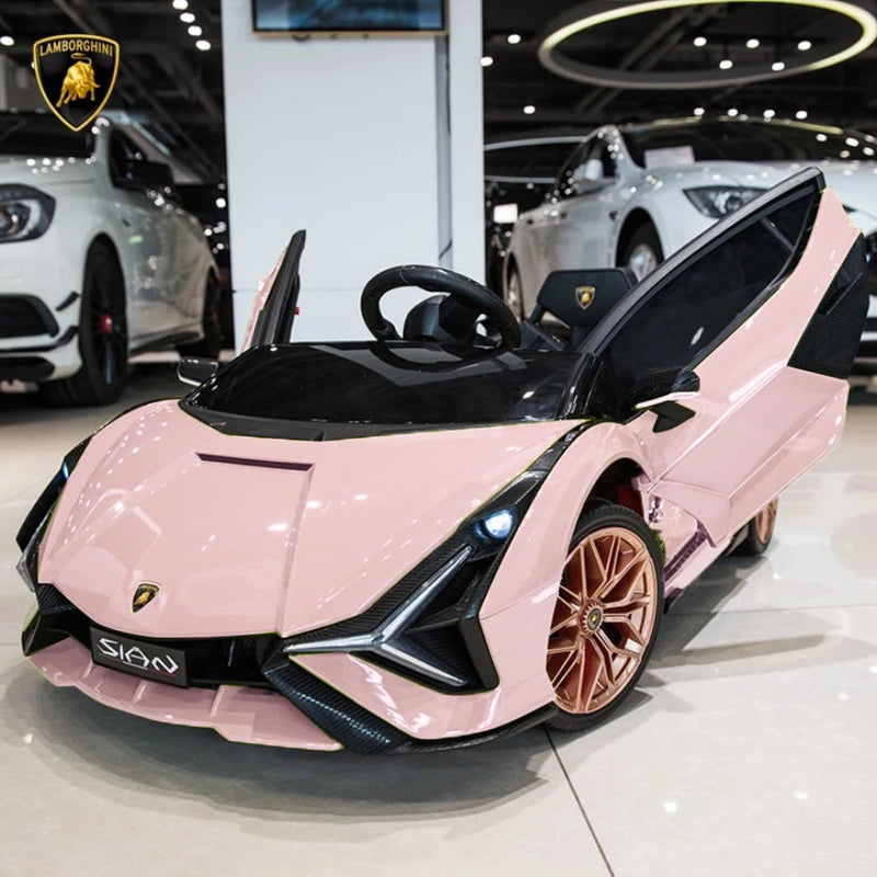 Suitable for Lamborghini Electric Car Toy Car, Ride-On Car for Kids, Universal Swing Remote Control Car for Children