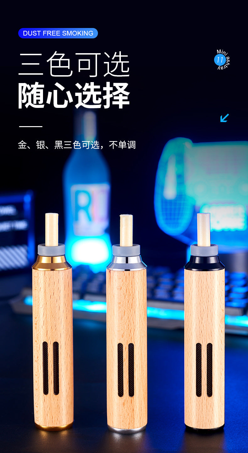 Car Ashtray Anti-ash Artifact Portable Car Ashtray Smoking Artifact Driving Lazy Anti-flying Ash Cigarette Holder