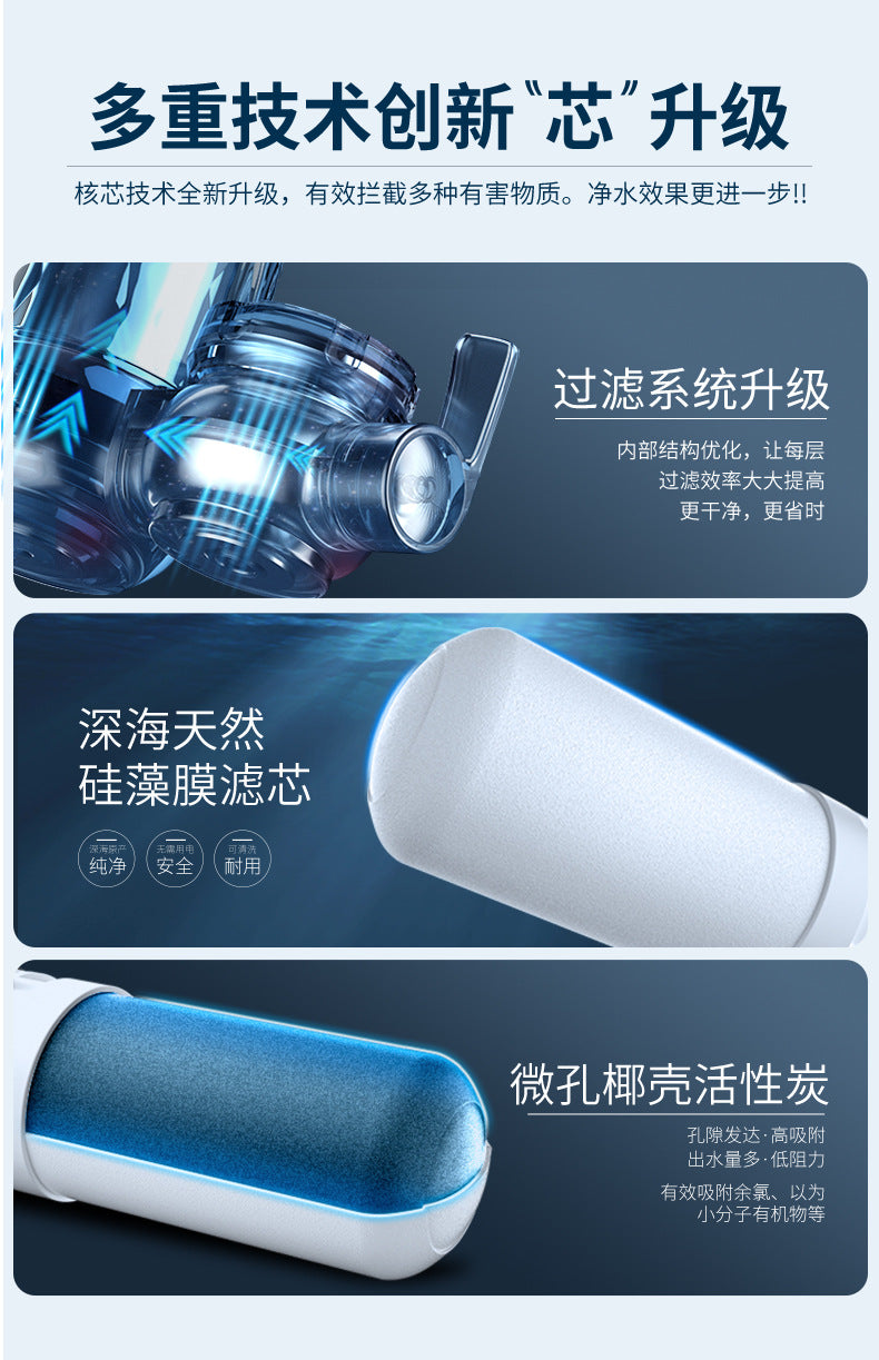Faucet Water Purifier Water Filter Kitchen Tap Water Filter Direct Drinking Single Outlet Ceramic Filter Cartridge Wholesale