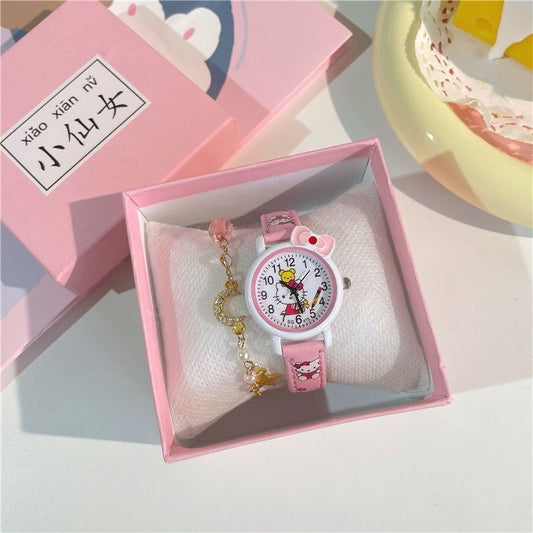 Children's Day Cute Cartoon Kindergarten Graduation Small Gift Boys Girls Forest Style Class Time Children's Watch