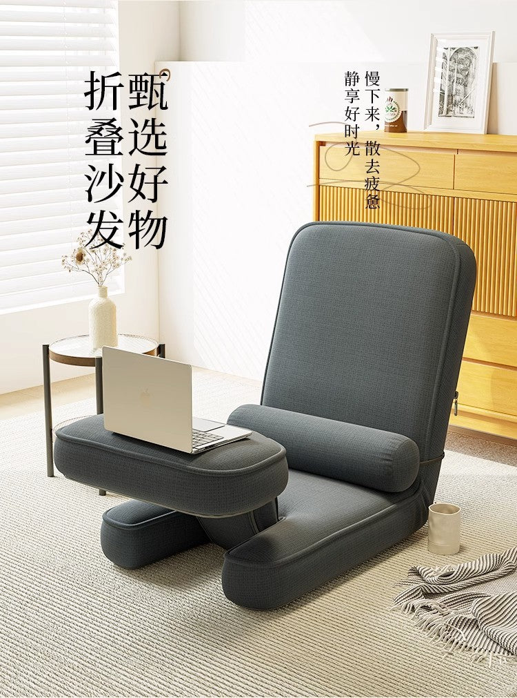 Multifunctional Lazy Sofa Tatami Ergonomic Folding Chair Bedroom Balcony Japanese Style Backrest Chair