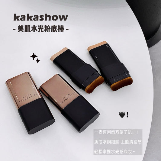 kakashow Beauty Skin Hydrating Foundation Stick Flawless Base Makeup Concealer Long-lasting Non-cakey Creamy Skin Brightening C435