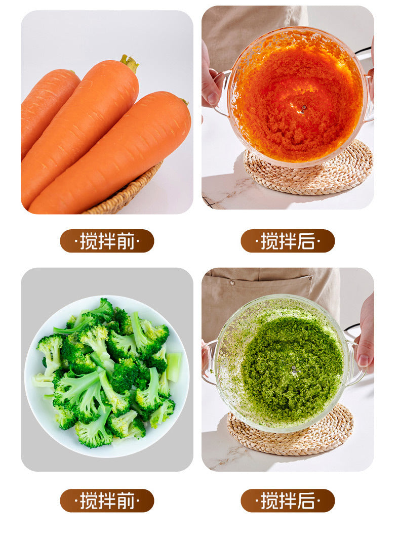 Household Electric Meat Grinder Kitchen Convenient Vegetable Chopper Meat Mincer Blender Manufacturer Supply Visual Glass Food Processor